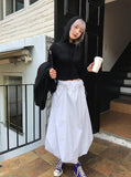 STRAP CROPPED HOOD TOP