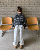 Laru Patch Wide String Brushed Training Pants