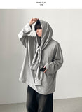 Hitch Scarf Loose Hoodie