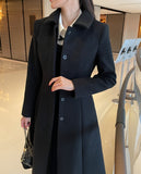 Riffel Cape Flare Long Coat
