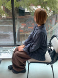 Calted Cotton Embroidered Balloon Wide Pants