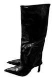 glossy cover long boots