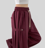 Folding Balloon Wide Banding Training Pants