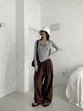 [SET] Throw Shirring Sleeveless Long Sleeve Cardigan Set
