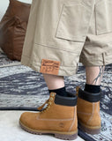 Weave Reverse Patch Bermuda Shorts