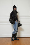 rider leather middle boots