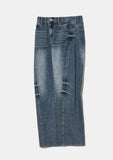 PINCH WIND SEMI WIDE DENIM PANTS