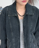 Devis incisional denim jacket