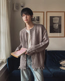 Tour Damage Overfit Cardigan