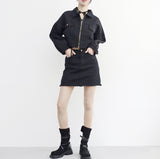 Sie Cotton Short Skirt