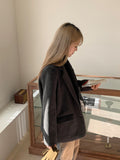 Munted flap wool single jacket