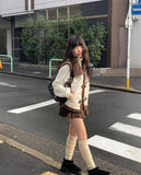 Lehen Corduroy Mini Skirt Pants