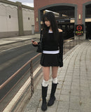 Lenon Pintuck Mini Pleated Skirt
