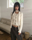 [MADE] Torin Mongle V-neck muffler cardigan set