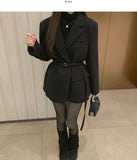 Belt Strap Short Coat