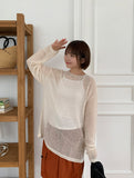 [unisex] Kelpid Summer Net See-through Knit