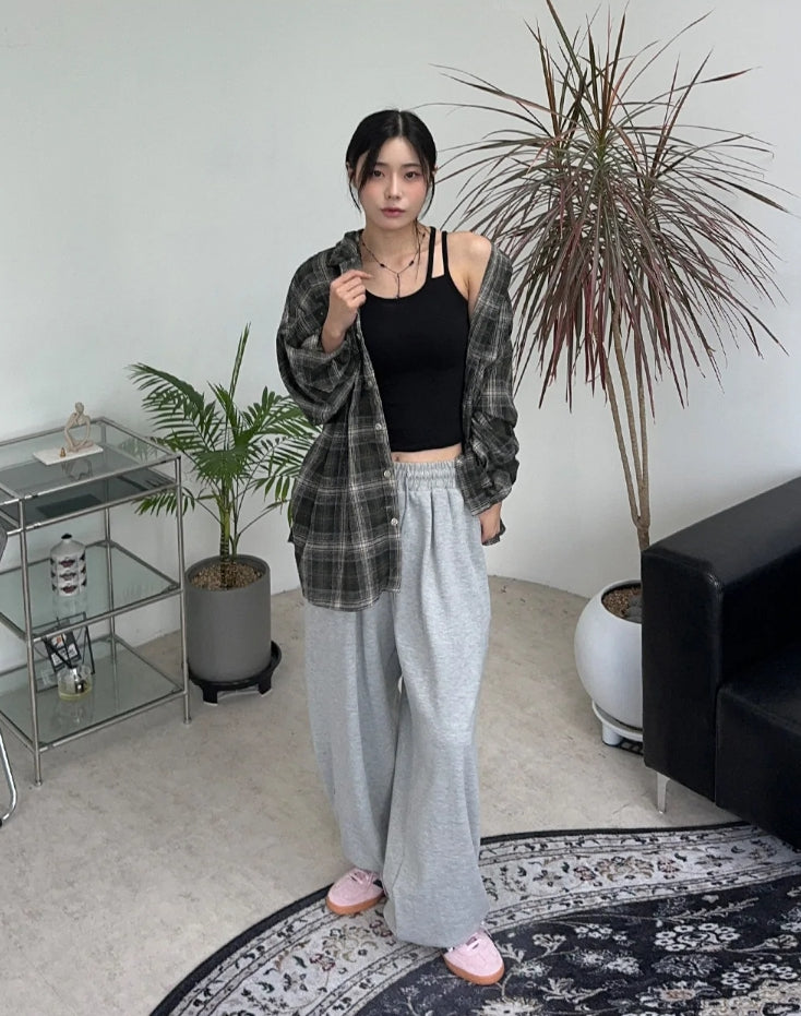 【SATIIIZ】Descene Carpenter Sweat Pants Descene Carpenter Sweat Pants - satiiiz