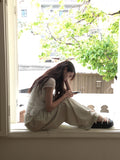 Zimmer Nylon Color Matching Wide Banding Pants