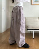 Kinz Dyeing Washing Snap Cargo Pants