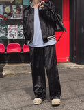 Melts velvet pintuck wide banding pants