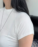 Ravi raglan cropped short-sleeved T-shirt
