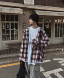 Candy hooded balloon check shirt