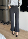 Slandy Banding Bootcut Slacks Pants