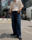 Solid V-neck half cardigan