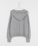 Tomiba Toggle Cable Hood Wool Knit - Wool 100