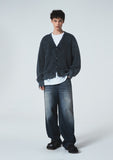 DAMAGE COLOUR DYE CARDIGAN