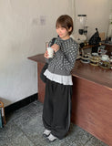 [BAONHAUS] Degins Line Color Matching Track Banding Wide Pants