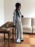[Wool15] Hound Cable Duffle Button Hood Long Sleeve Knit