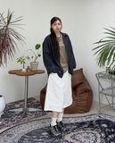 Reuben Curve Stitch Bermuda Pants