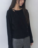 Cairn Unbalanced Wrap Sleeveless Long Sleeveless Knit