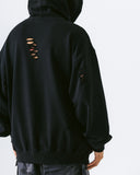 Damage Overfit Sweat Hoodie