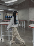 Earop Pigment Cargo Wide Pants