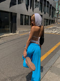 [Festival look] Sparkle Neon Nylon Pants