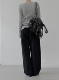 Modern Damage Ribbed Knit