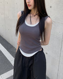 Most leather knot necklace