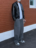 Crack Leather Jacket