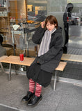 [BAONHAUS] Henfer Stripe Knit Muffler