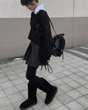 Mila V-neck Cable Loose Fit Knit