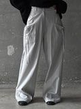 Warp cut pants