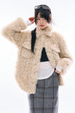 Marie light fur jacket
