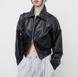 Roia Stitch Leather Jacket