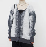 (Unisex) Ridao Color Matching Knit Cardigan