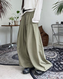 By Nylon Pintuck Balloon Pants