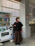 Bakoy fleece short sleeve cardigan
