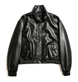 Fox Leather Betty Neck Jacket