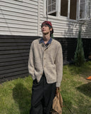 Tonal Harmony Wool Cardigan